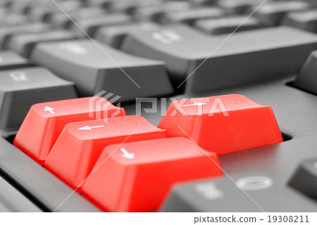 key, red, computer 19308211