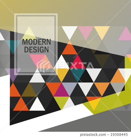 Vector triangle texture background - Stock Illustration [19308445] - PIXTA