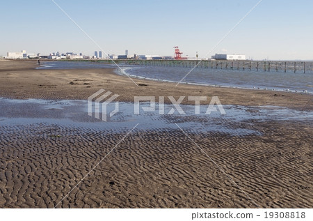 Sanchose海岸的退潮 19308818