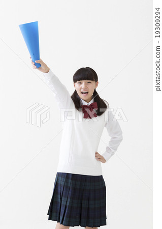 初中女生用擴音器 19309294