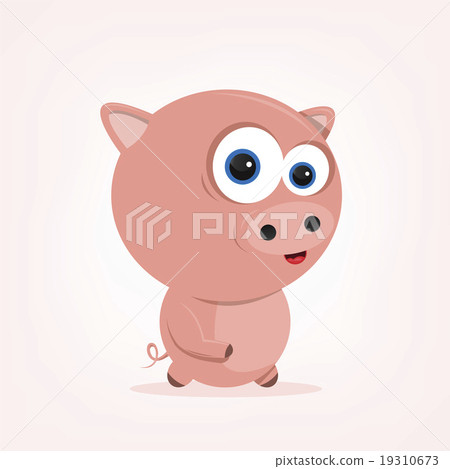 Cartoon Pig 19310673