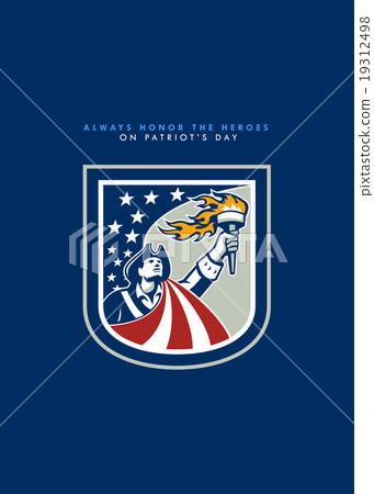 Patriots Day Greeting Card American Patriot Patriots Day Greeting Card American Patriot 19312498