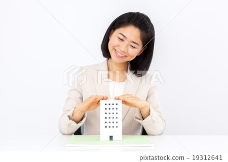 女商人辦公樓和女性 19312641