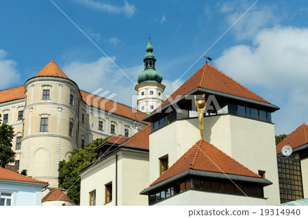 castle in city Mikulov in the Czech Republic 19314940