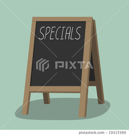 black board at a restaurant black board at a restaurant 19315569