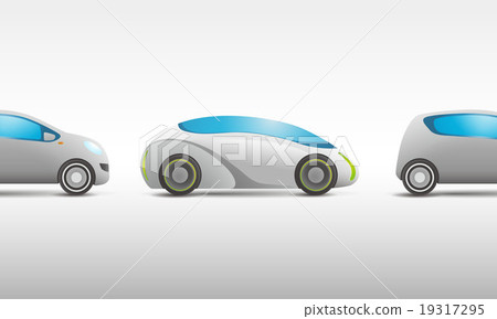 Current car and future car image illustration Current car and future car image illustration 19317295
