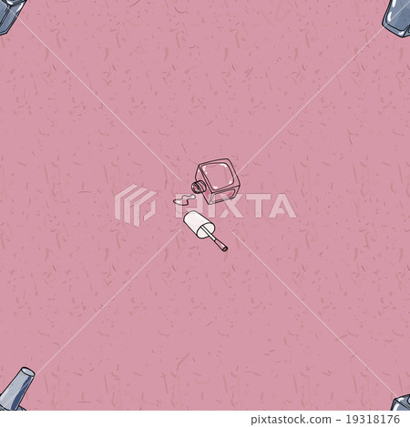 Seamless pattern with nail polish Seamless pattern with nail polish 19318176