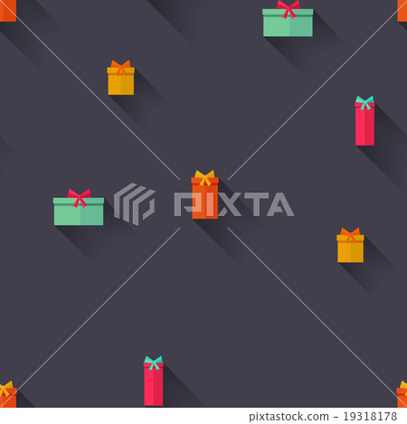 Gifts on a blue background Gifts on a blue background 19318178