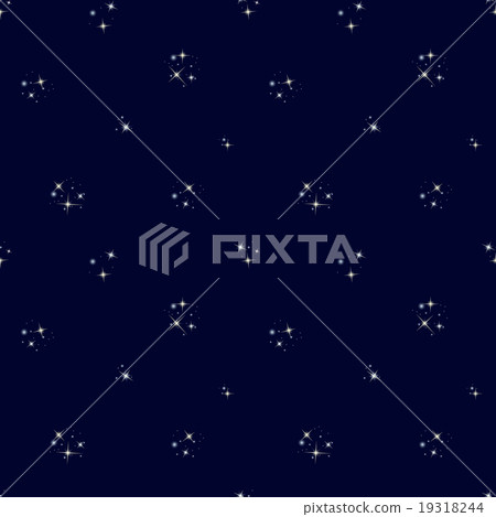 Starry sky seamless pattern - Stock Illustration [19318244] - PIXTA