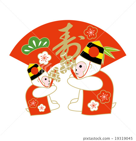 猴子新年卡(黃道十二宮)的插圖 猴子新年卡(黃道十二宮)的插圖 19319045