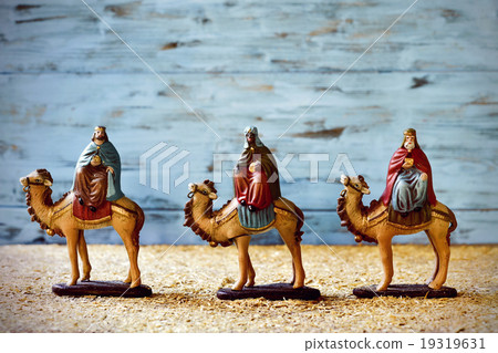 the three kings in their camels the three kings in their camels 19319631
