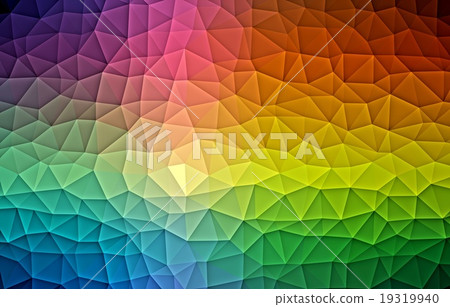 Abstract color polygonal triangle patterns. 19319940