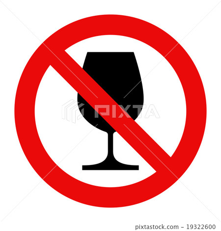 No alcohol sign 19322600