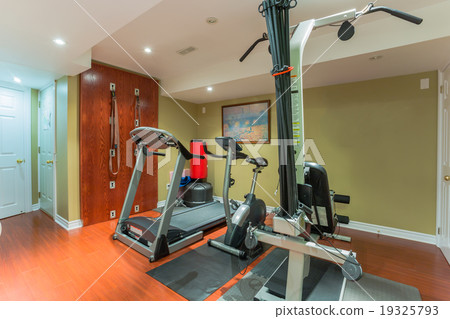 interior of new gym with equipment interior of new gym with equipment 19325793