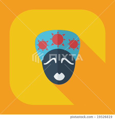 Flat modern design with shadow icons australian 19326819