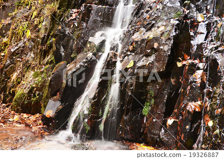 Late autumn waterfall 19326887