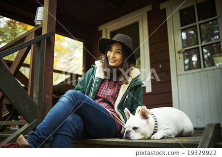 A woman who loves dogs A woman who loves dogs 19329922
