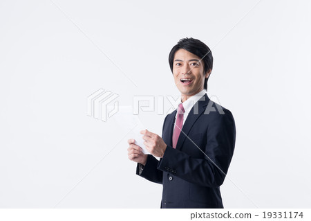 Middle businessman Middle businessman 19331174