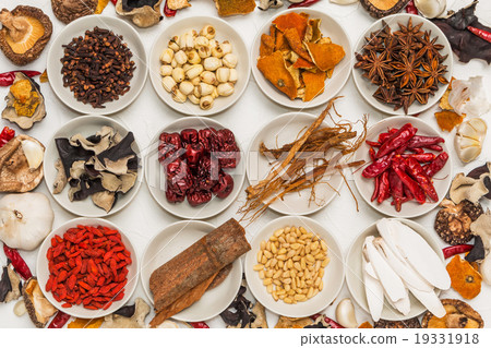 Chinese medicinal herbal medicine spice Spice dishes with medicinal herbs 19331918
