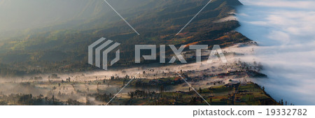 Fog Oozing Into the Field 19332782