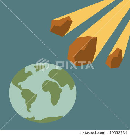 Asteroid and Earth 19332784