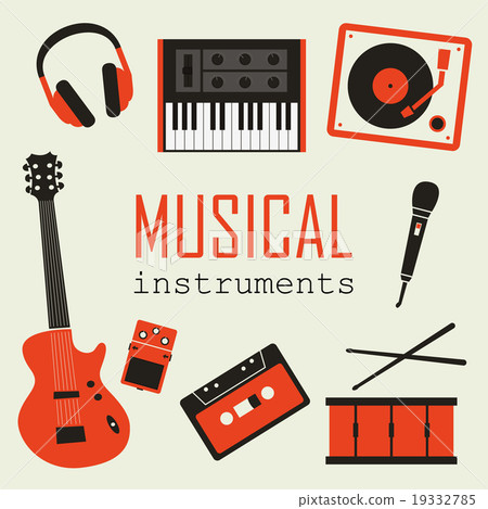 Set of Music Instruments Set of Music Instruments 19332785