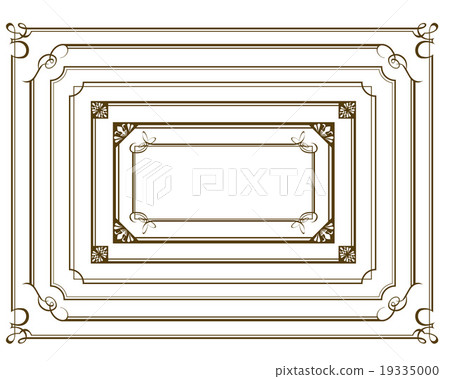 vector, vectors, decorative border - Stock Illustration [19335000] - PIXTA
