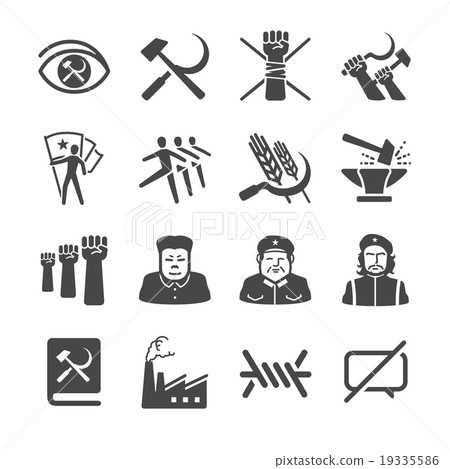 Communism icons Communism icons 19335586