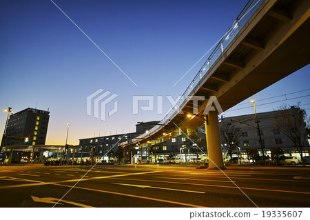 Pedestrian deck of Kumamoto Station Pedestrian deck of Kumamoto Station 19335607