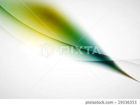 Abstract background, blurred wave lines in the air 19336353
