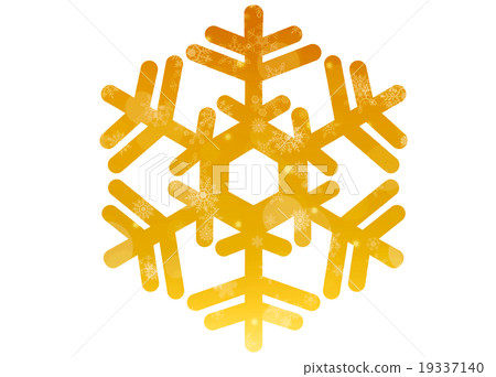 Snow crystal c (Yellow) Snow crystal c (Yellow) 19337140