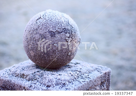 granite ball on a pedestal granite ball on a pedestal 19337347