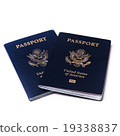 US Passport on white 19338837