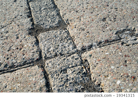 Grey concrete pavement surface Grey concrete pavement surface 19341315