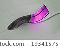 violet lamp on the wall, energy details. 19341575