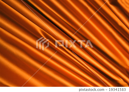 golden satin textile, modern interior 19341583