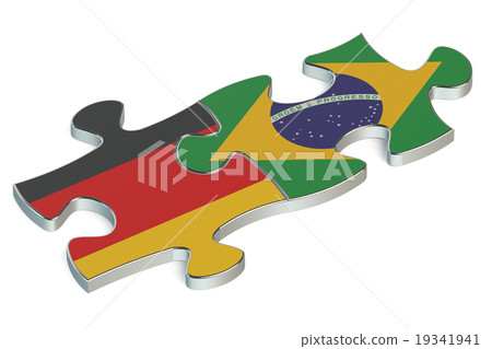 Germany and Brazil puzzles from flags 19341941