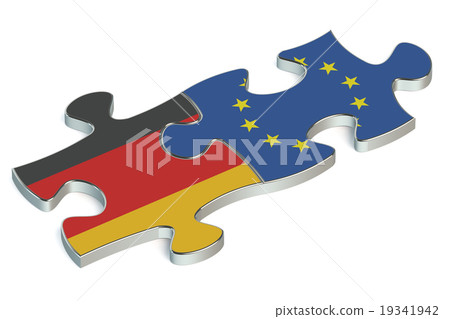 Germany and EU puzzles from flags Germany and EU puzzles from flags 19341942