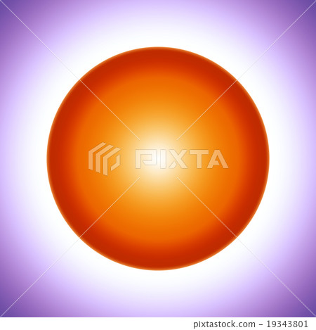 Red ball with violet background 19343801