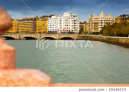 View of Sant Sebastian from Maria Cristina bridge View of Sant Sebastian from Maria Cristina bridge 19346533