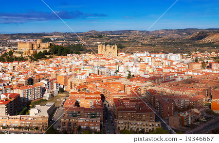 Top view of Alcaniz from hill Top view of Alcaniz from hill 19346667