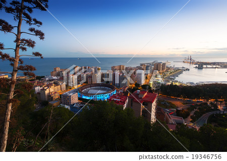 Malaga with Port and Placa de Torros 19346756