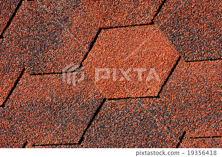 Red - black shingles textures 19356418