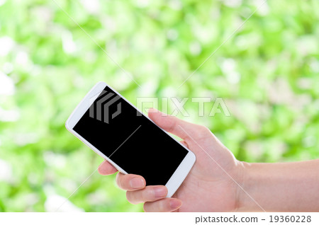 Green Background Smartphone 19360228