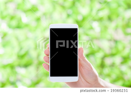 Green Background Smartphone 19360231