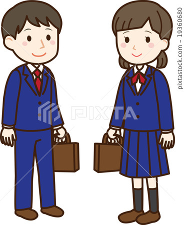 學生(男孩和女孩) 學生(男孩和女孩) 19360680