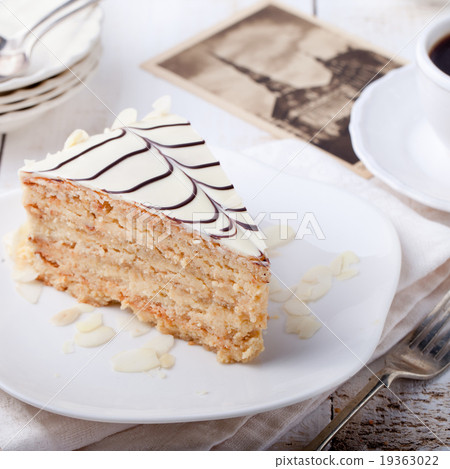 Traditional Hungarian Esterhazy cake 19363022