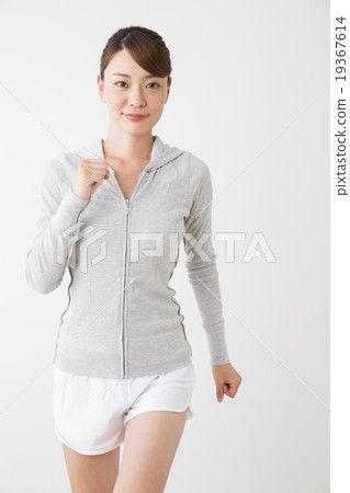 Young woman in sportswear Young woman in sportswear 19367614