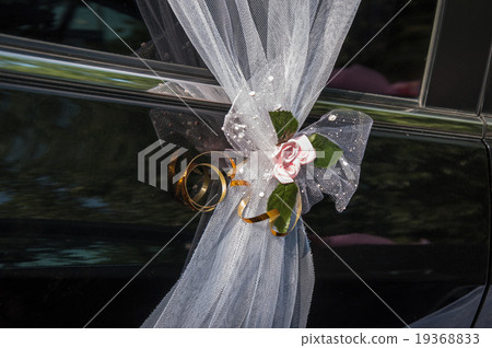 Wedding car decoration Wedding car decoration 19368833