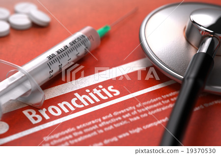 Bronchitis - Printed Diagnosis on Orange 19370530
